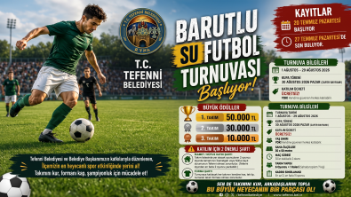 Barutlu Su Futbol Turnuvası Başlıyor!